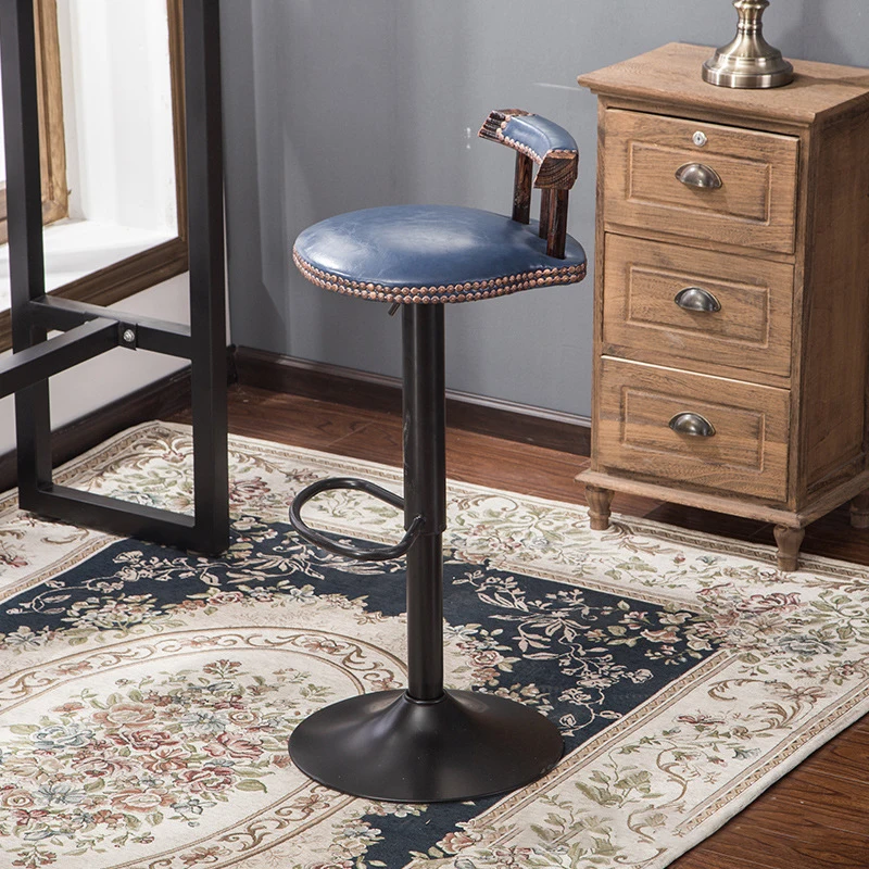 Hot Lift bar chairs American rotating bar chair iron chair home coffee shop Bar stools