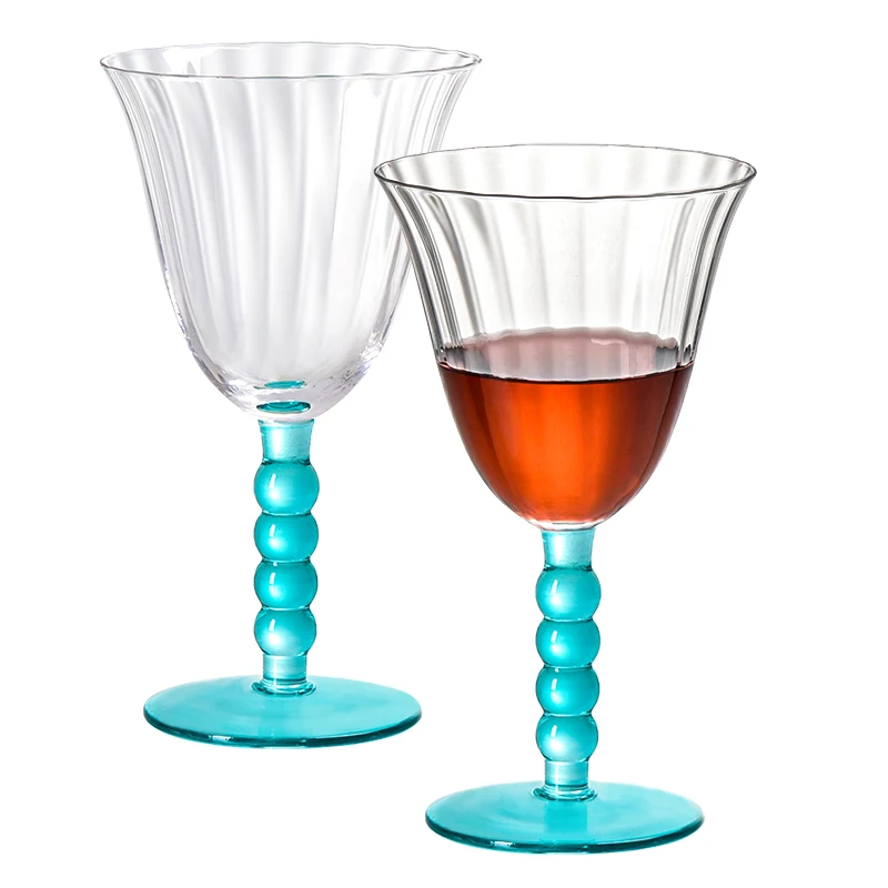 MEIZHILI Glass Cup Wine Glasses Hand Blown Glass Sales Excellent Reusable Top Tropical Western Sport popular Wine Globlet set