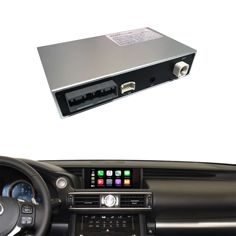 Android Auto Smart Carplay Box For Lexus IS 300 2014-2020 Mirror Link Radio Car Play Youtube Wireless Apple Car Play