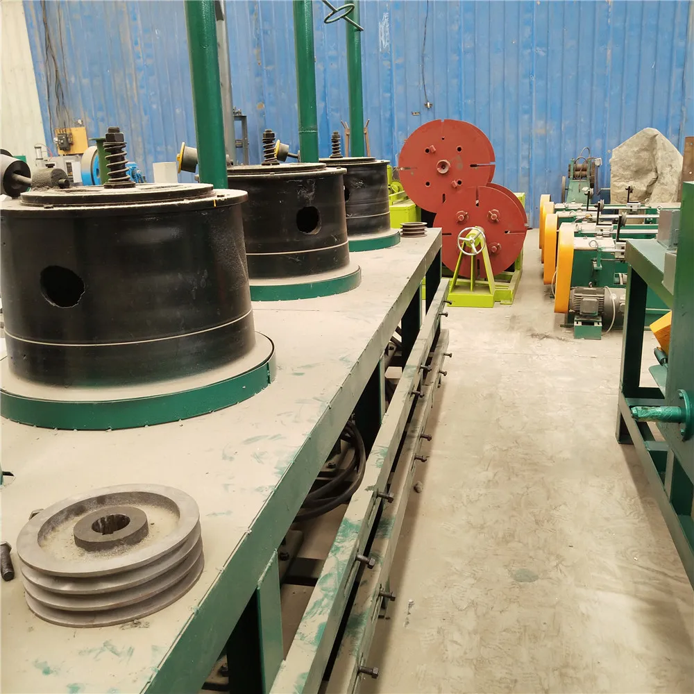 Pulley wire drawing machine for making nails