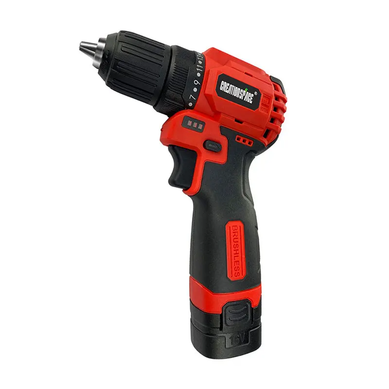 13mm electric cordless drill impact screwdriver and brushless impact 18v power drill