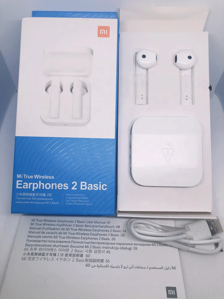 Wireless BT Tws Earbuds Xiaomi Redmi Buds 3 & 4 lite Earphones 2 Basic AirDots 2 Earbud & in-ear Headphones