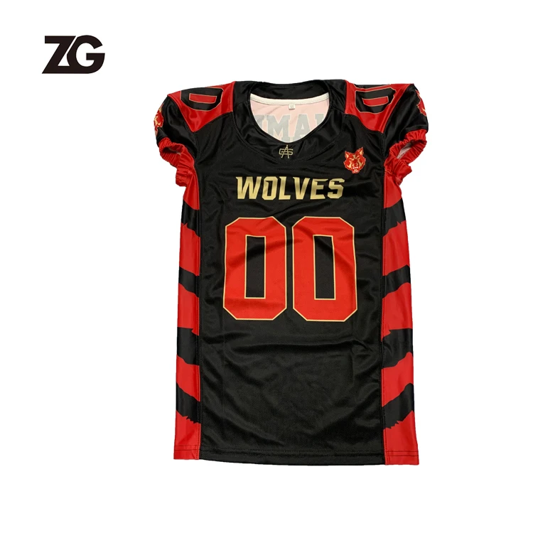 American Football Uniform Custom Design Your Own Sublimation Team Youth American Football Jersey
