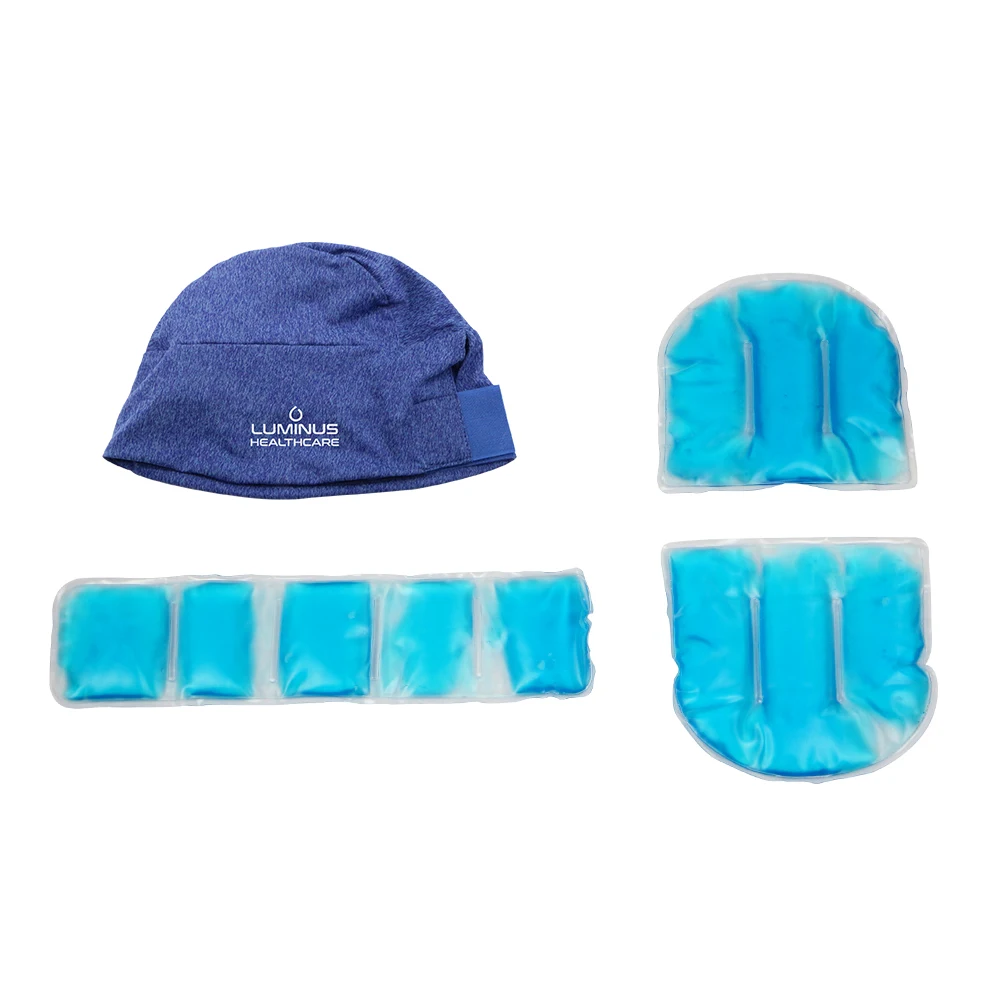 Migraine relief ice pack hat head gel ice beanie ice hat for tension headache relief