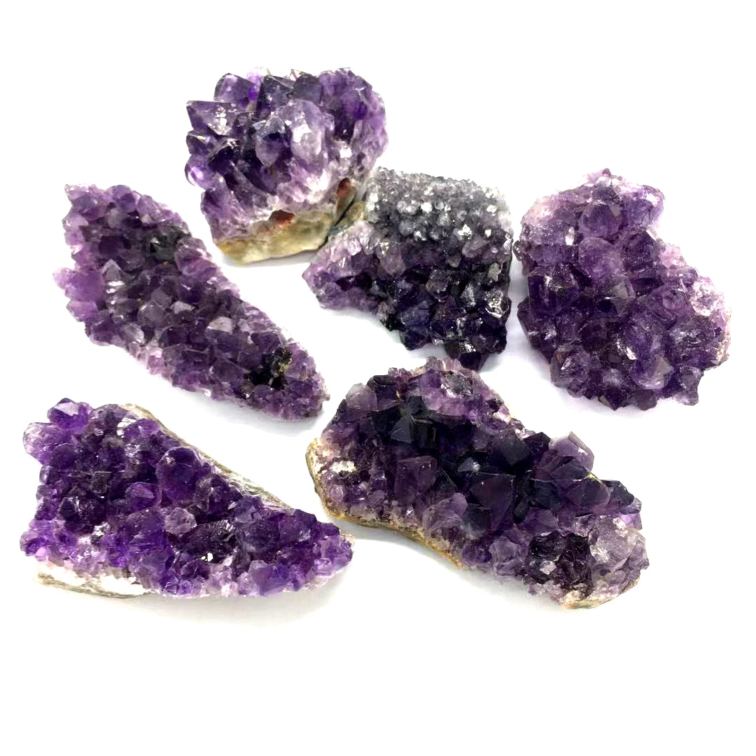 High Quality Natural Raw uruguay Amethyst Cluster Purple Crystal Rough Stone amethyst Chunks