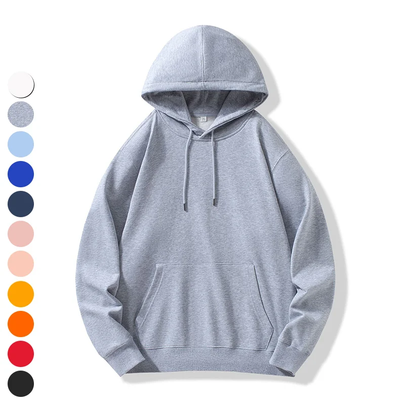 300G Sweatshirt Loose Couple Casual Plus Size Top High Quality Heavyweight Hoodie Custom Logo Hoodies Pullover Sweatshirt Unisex