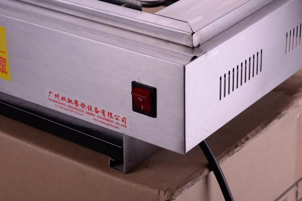 Stainless steel Commercial Silver  Automatic Electric BBQ Grill for sale