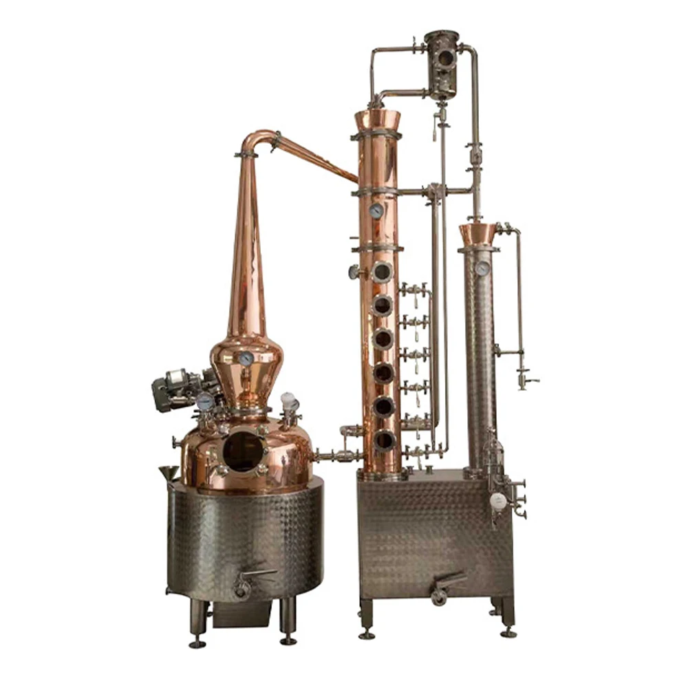 500L Brewery Equipment Copper Pot Still Vodka/Whisky/Gin Distillery Equipment