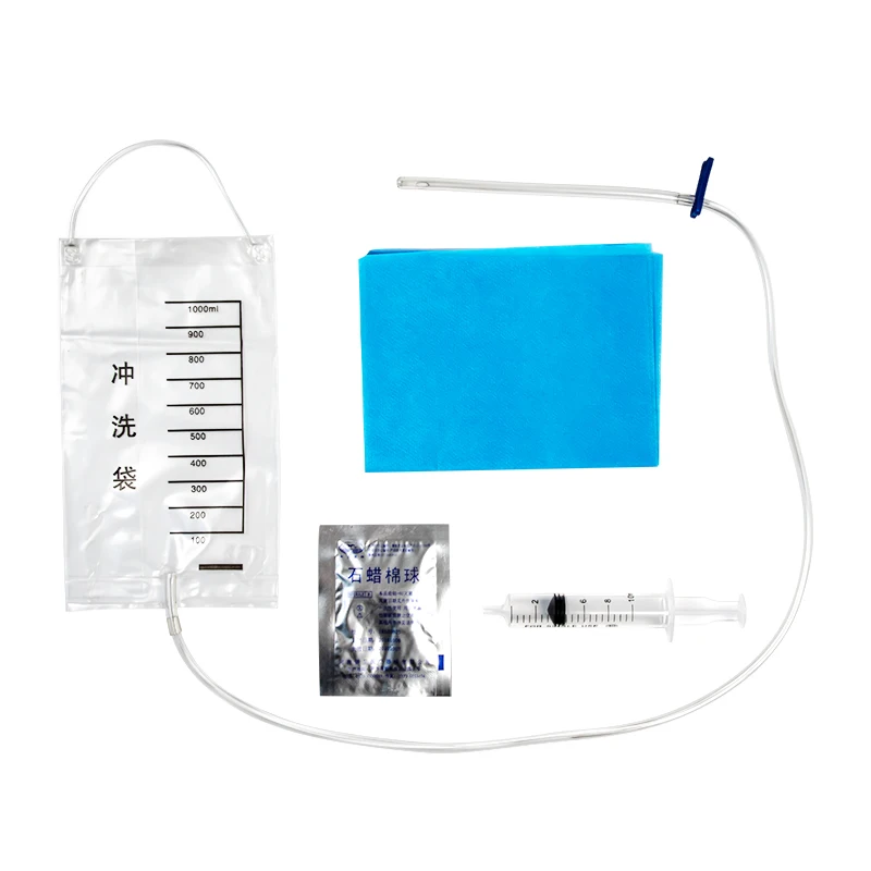 hot sale  adult and kid enema kit enema bag set for hospital