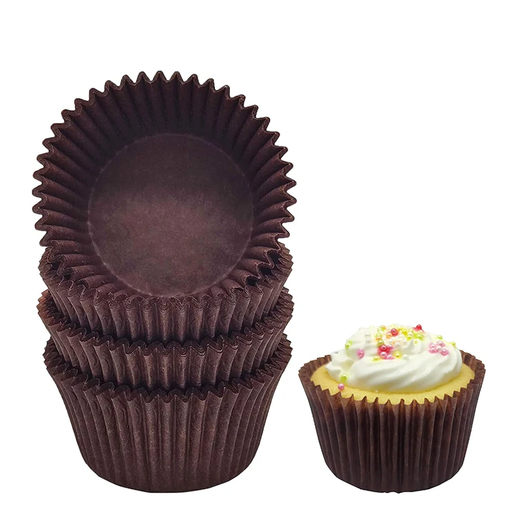 Factory Wholesale Heat Resistant Standard Size 5*3cm 3oz Cupcake Cases Customized Size Paper Baking Cup