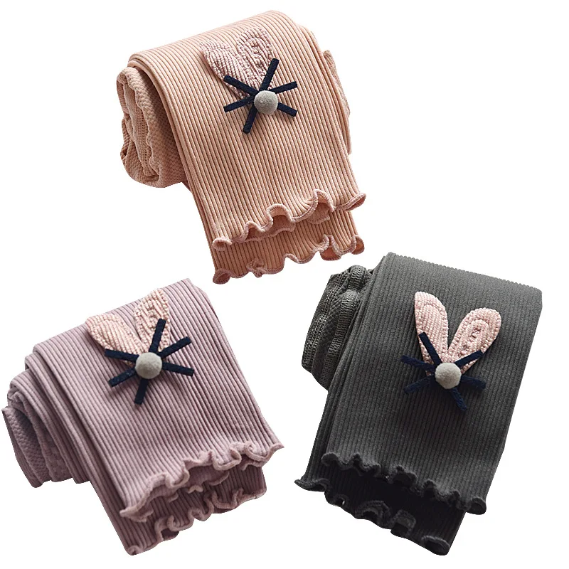 
hot sale fashion girls jeans yoga pants baby legging in seventh butterfly baby pants kids pants for girl 