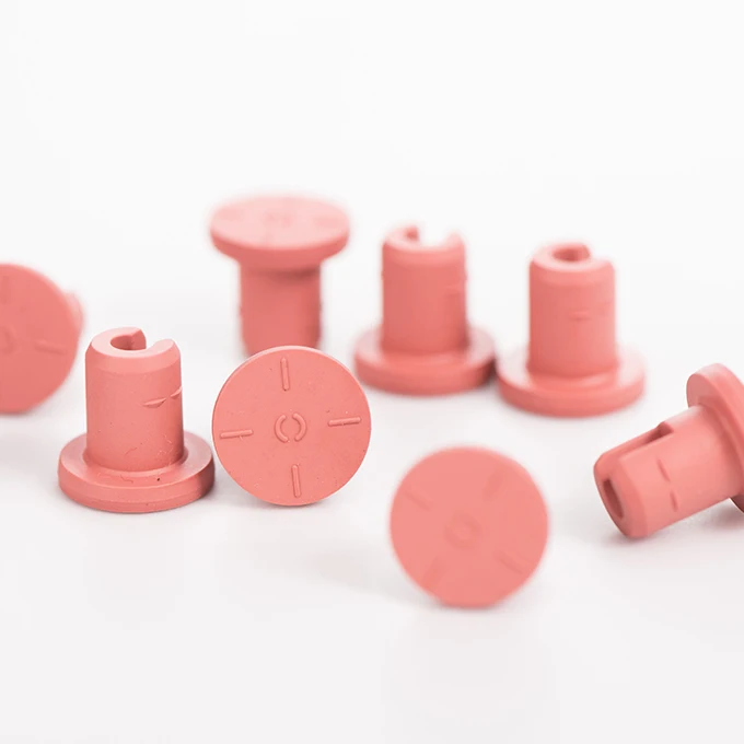 GMP Certified 13mm 15mm 20mm Sterile Butyl Rubber Glass Stopper for Sealing Injection Glass Vial