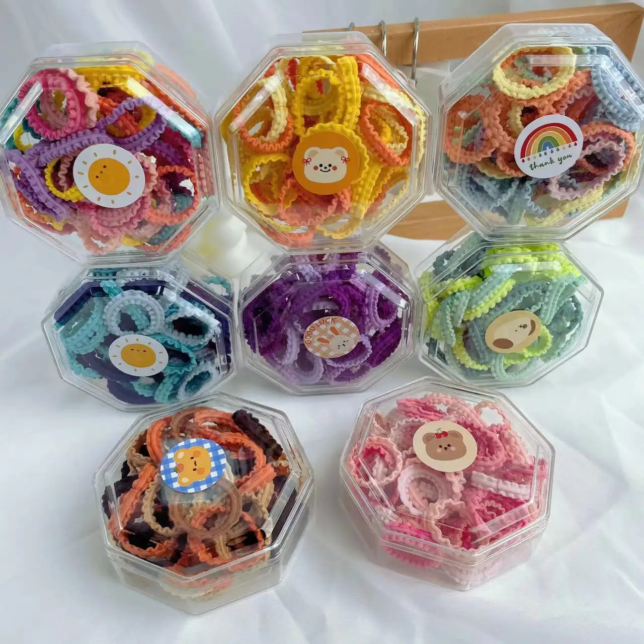 50pcs Baby Hair Ties Toddler Hair Ties for Girls Kids Elastic Hair Bands Ponytail Holder