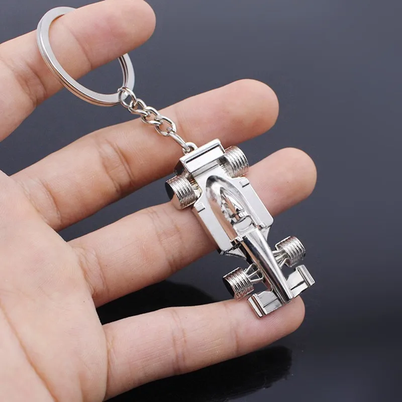 Hot Sale Custom Metal Car Keychain F1 Race Car Key Chain