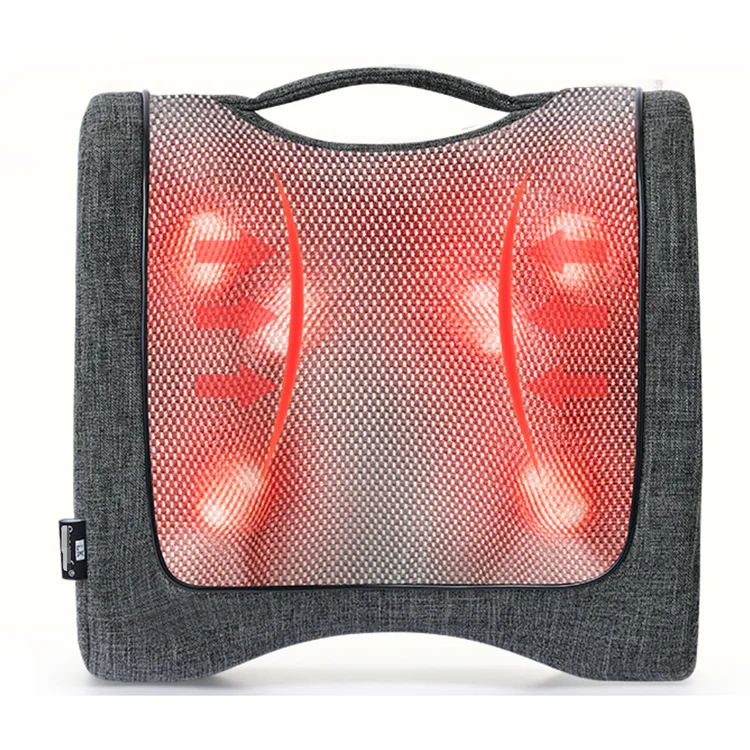 wholesale travel electric pillow massager kneading shiatsu neck massage pillow with heat