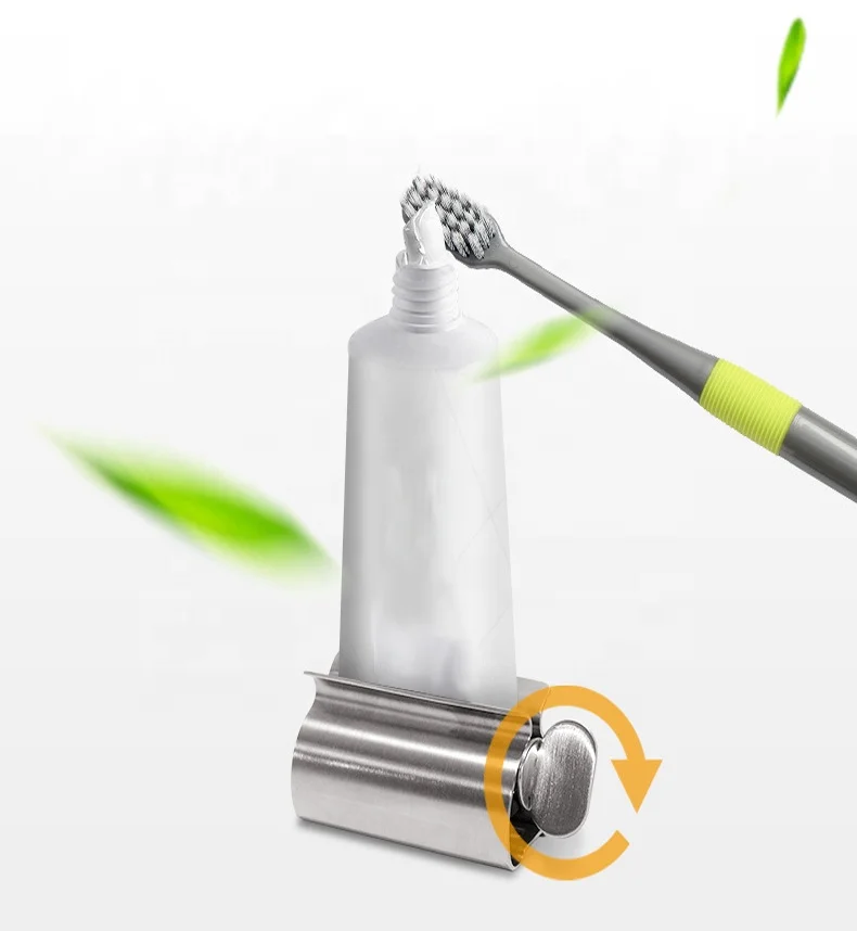 stainless steel  Rollers Metal Toothpaste Tube Wringer Seat Holder Stand squeezer  toothpaste dispenser