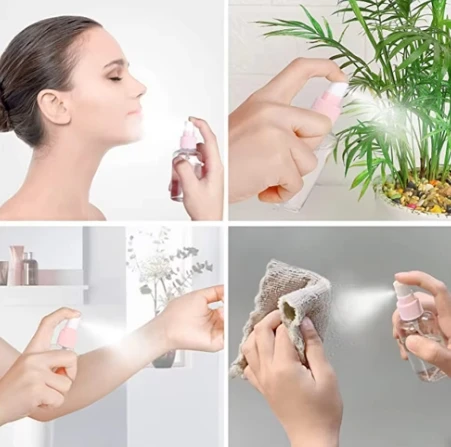 Mini Makeup Cosmetic Face Cream Pot Bottles Plastic Transparent Empty Make Up Container Bottle Travel Kit Accessories