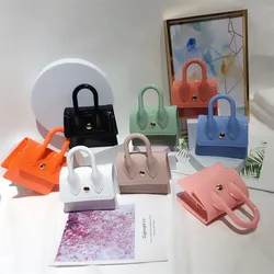 2021 mini kids designer crossbody hand bag ladies for girls jelly purses handbags