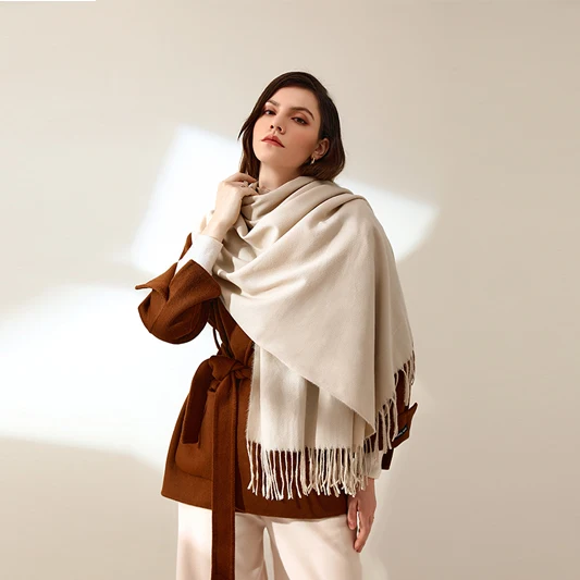 Wholesale hot sale cashmere scarf  women winter scarf high quality 26 colors soft  pashmina blanket winter plain with tassel