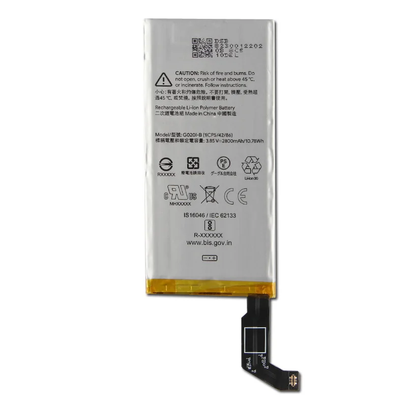 100% Совершенно новый OEM Высококачественный аккумулятор для мобильного телефона HTC Google Pixel 2/3/4/5/2XL/3XL/4XL аккумуляторные батареи