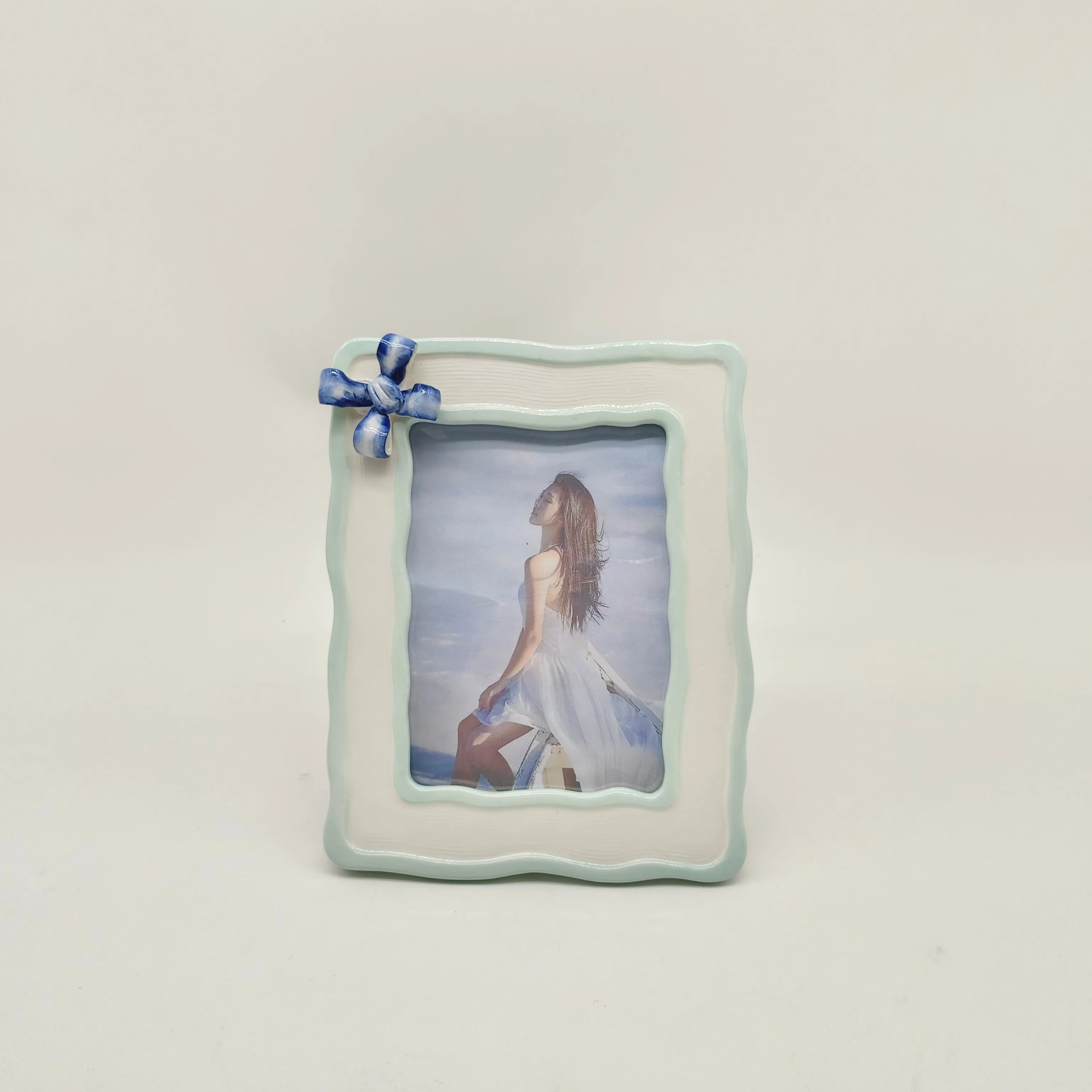 Hot Selling Latest Design Customized Gifts Decoration DIY Picture Frame Ceramic Photo Frame