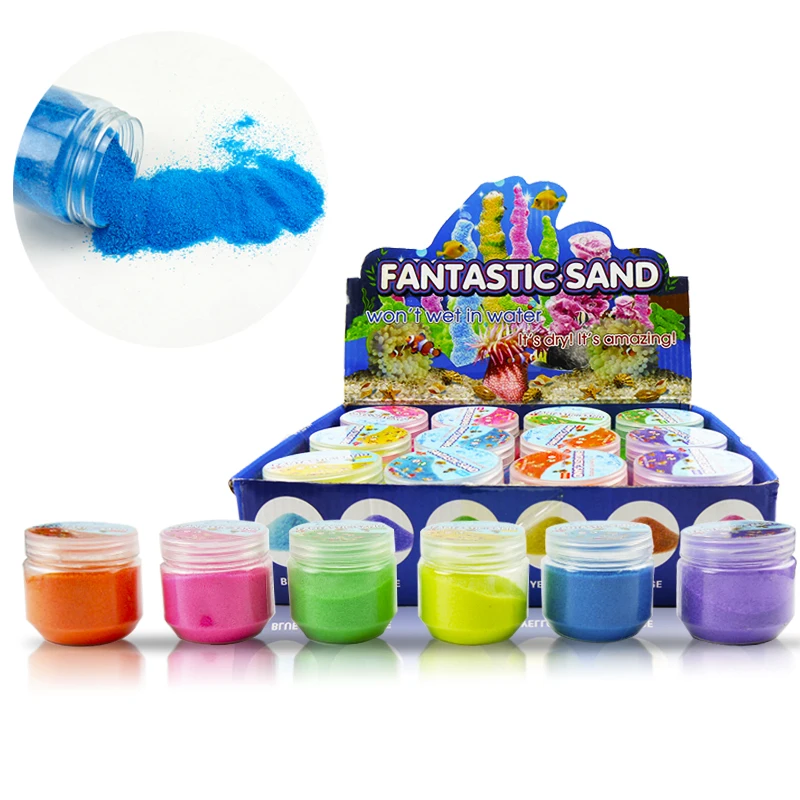Directly Factory Price Sensory Magic Play Sand Children Toy Space Sand Bottled