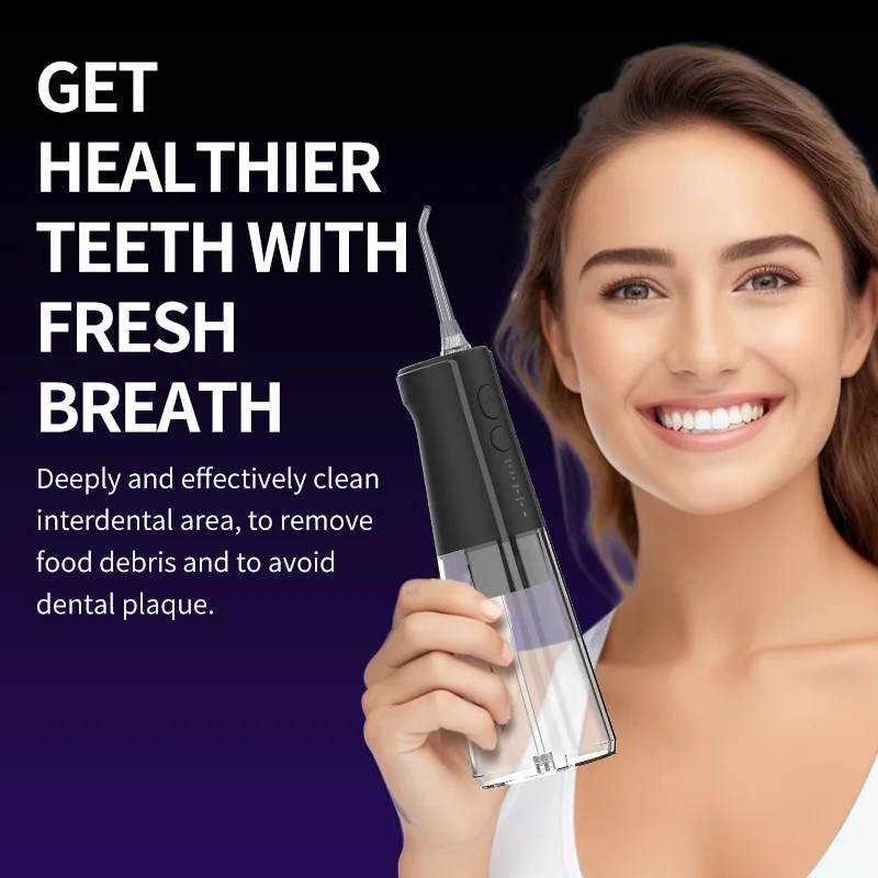 Electric Rechargeable Water Jet Flosser F5043 OEM Custom Cordless Oral Irrigator Manufacturer Portable Water Pick Flosser