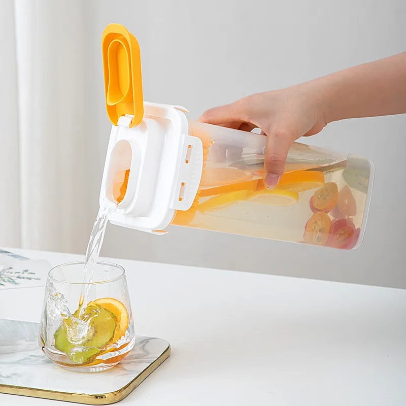 Cold Bucket Refrigerator Simple Filter Low Temperature Resistance Water Storage Drinking Utensils Teapot Seal Storage Jug Summer