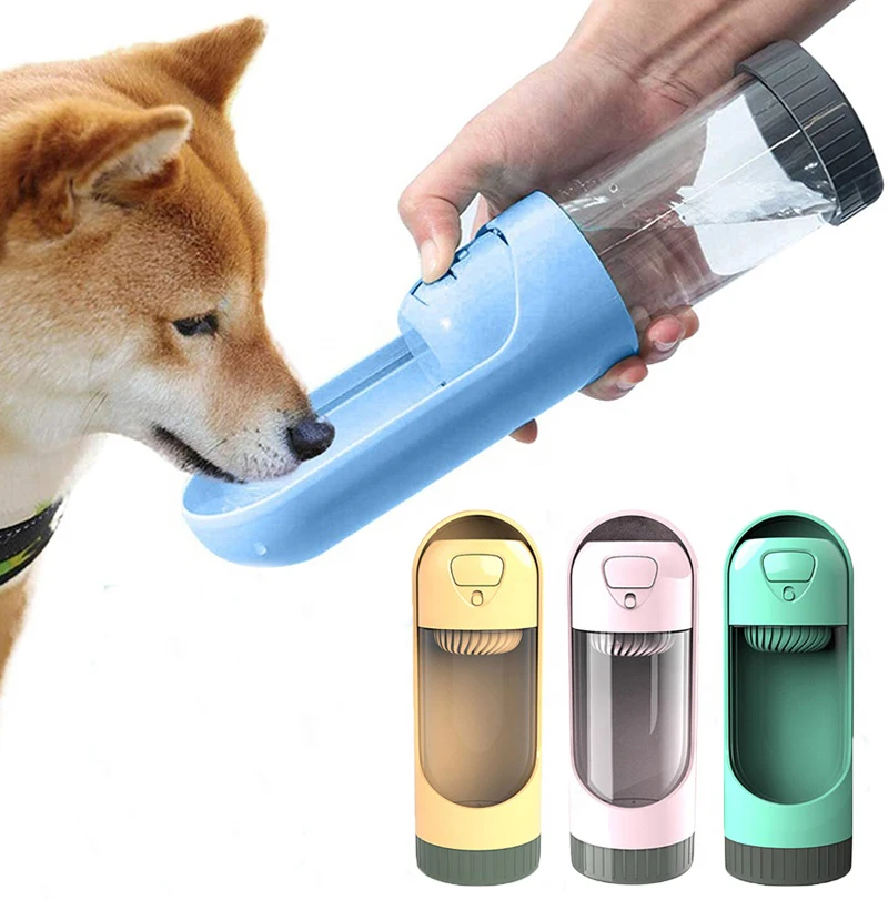 Hot Sales Outdoor Portable Dogs Travel Water Bottle Pet Water Cup With Filter Portable Pet Dog Water Bottle Dispenser