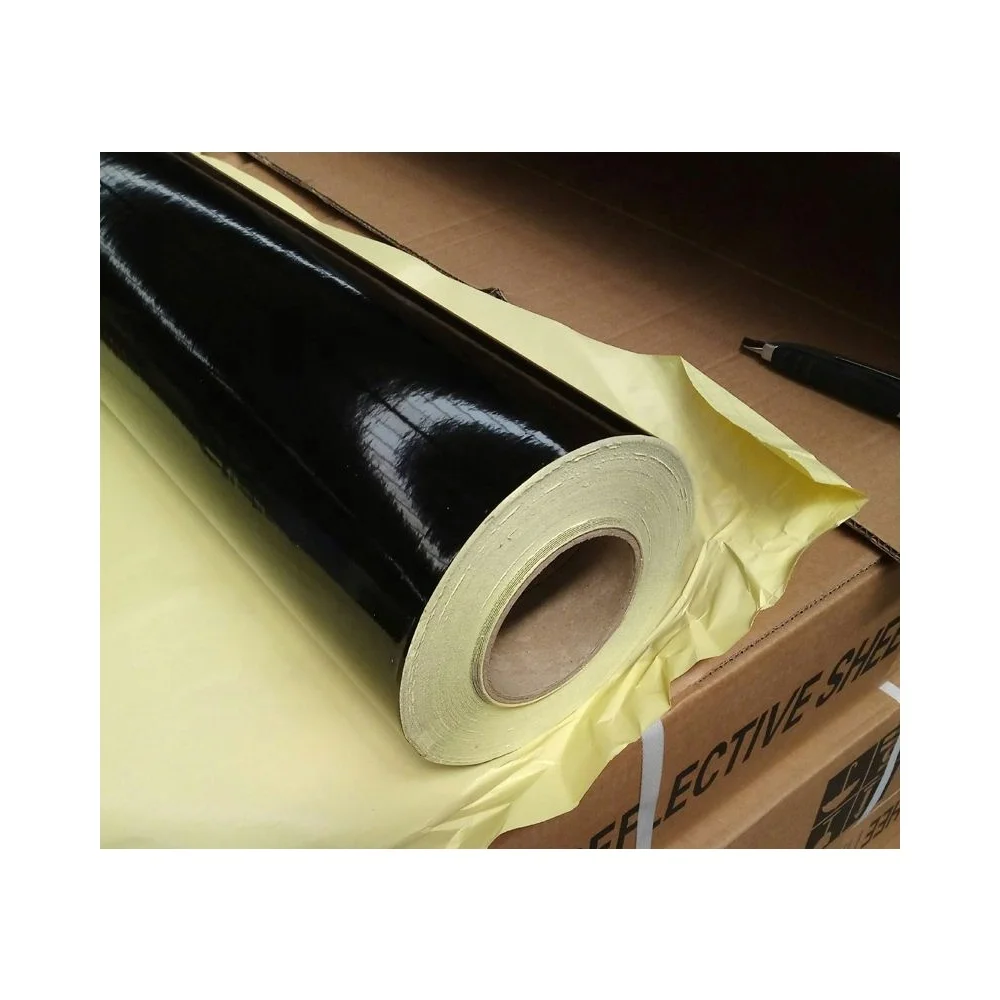 High quality light self adhesive reflective film for advertising