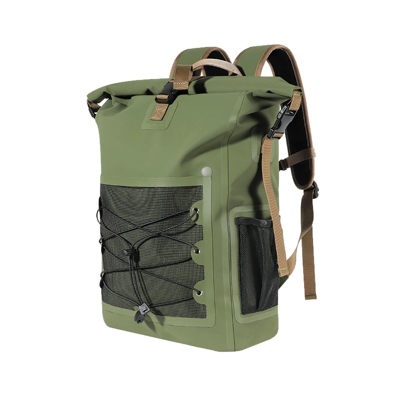 2024 New Custom Logo Durable Roll Top Waterproof Backpack  Dry Bag Travel Hiking Camping Waterproof Backpack