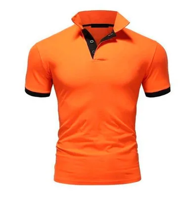 
Polyester Shorts Adults Simple Casual Style Vogue Solid Color Men Polo T Shirt 