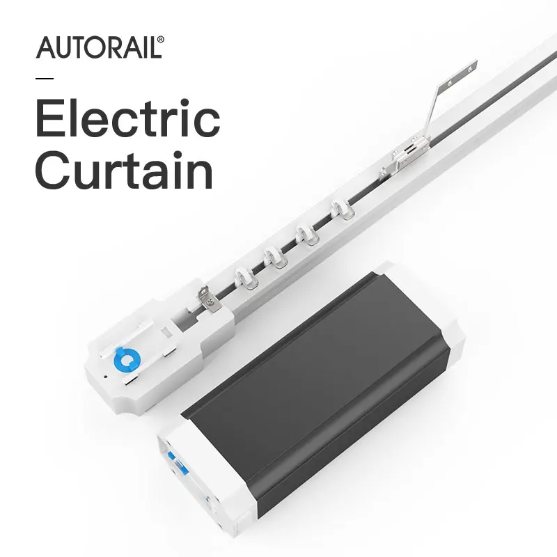 Speed adjustable rf 433mhz wireless remote control motorized curtain