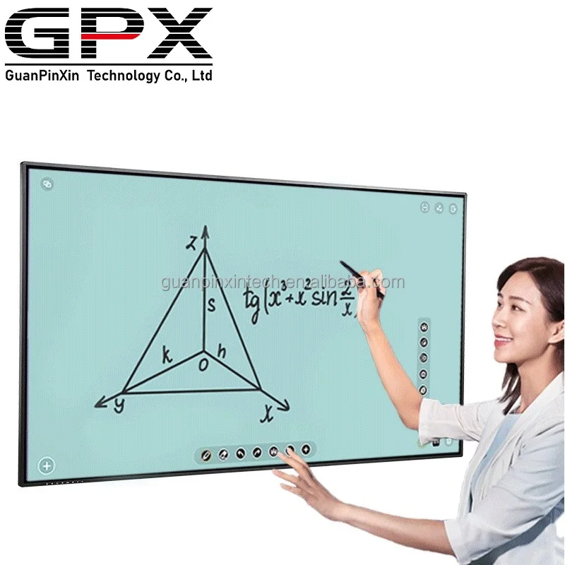 55 65 75 86 inch smart board price multi led touch screen smart tv white board whiteboard marker interactive boards for schools