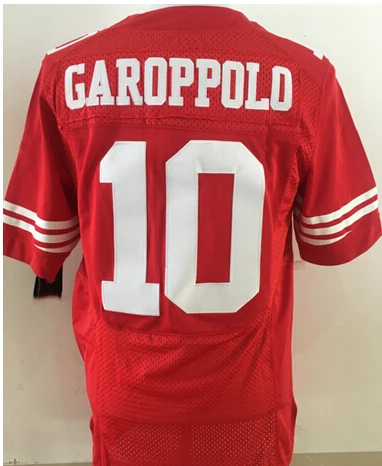 Wholesale American Football Jerseys Trey Lance Jersey Garoppolo Colin Kaepernick Stitched Size S-XXXL