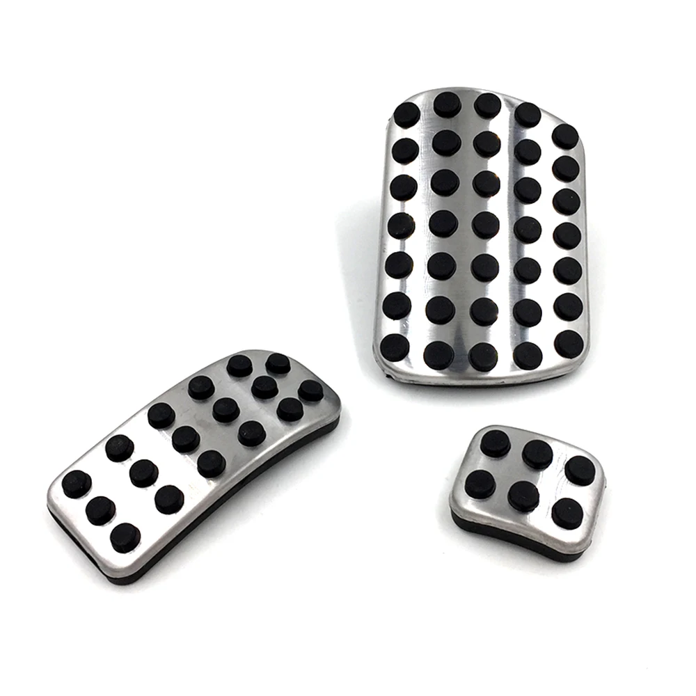 AMP-Z Carmonsons Gas Fuel Brake Pedal Pads Cover Mats for Mercedes Benz V Class Vito Metris Viano W639 W447