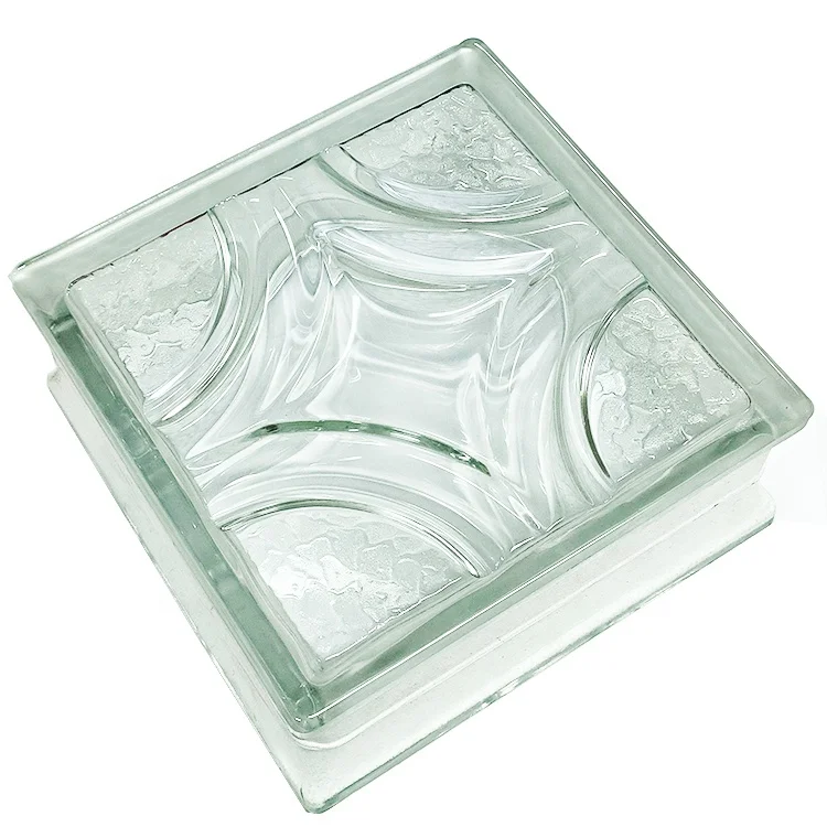 Customized glass block crystal glass brick size factory price