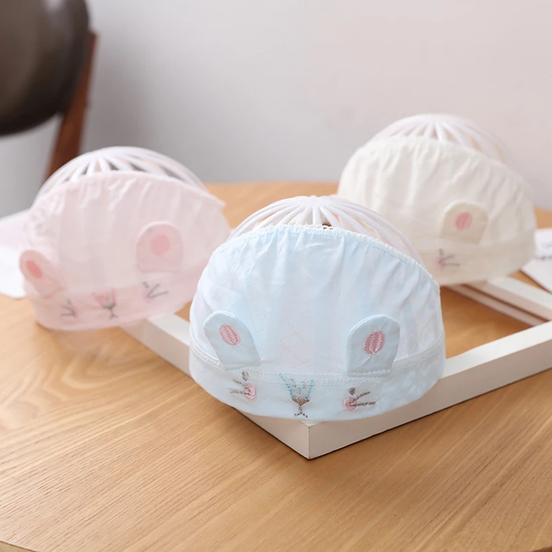 Wholesale Custom New Fashion Comfortable Hot Items Blue Cotton Baby Hat