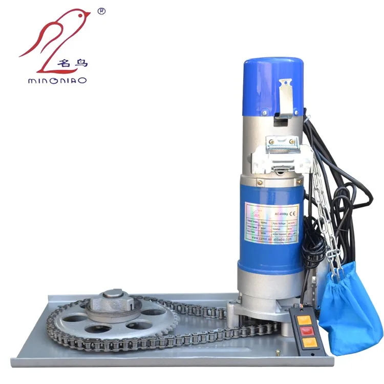 mingniao 220V 50Hz 370W 600kg remote control automatic electric rolling shutter door motor