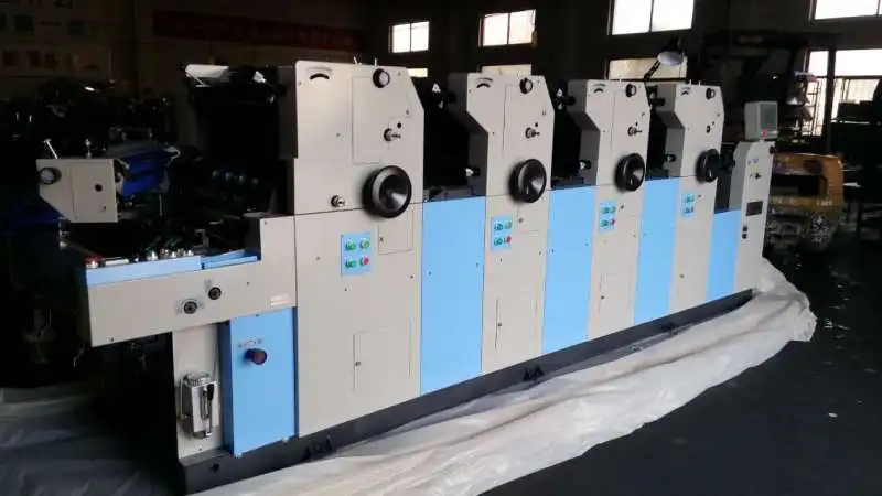 ZX447 4-цветная офсетная печатная машина маленькая офсетная печатная машина цвет офсетной печатной машины