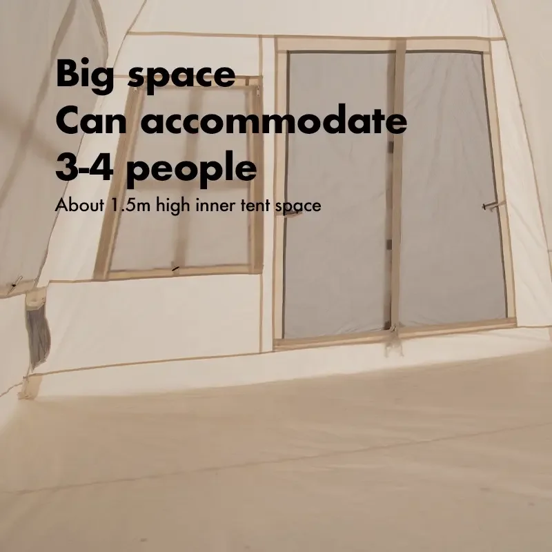 Blackdog outdoor vinyl tent camping portable gear camping thickened against heavy rain