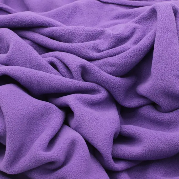 150D144F 100% полиэстер зимняя мягкая и теплая Двойная матовая однократная флисовая ткань для спортивной одежды одеяло куртка