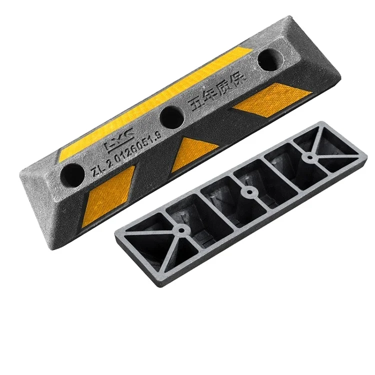 New Products Safety Traffic Bumper Rubber Parking Curbs Truck Wheel Car Parking Block  for barrier Parking