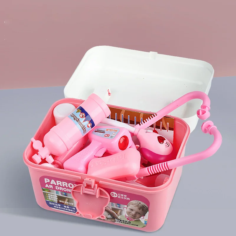 2024 New Kids educational Preschool Role pretend play medial kit set plastic doctors play set for kids children boys girls