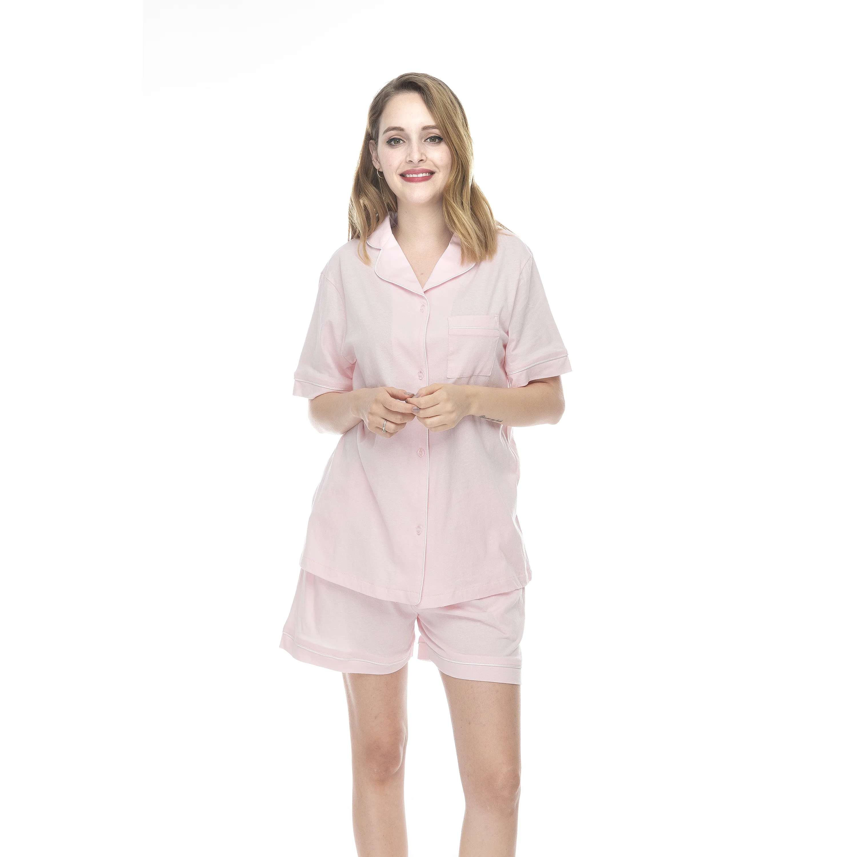 
100% Cotton Sleep Pants Pajamas Shorts Pyjamas sets for women 