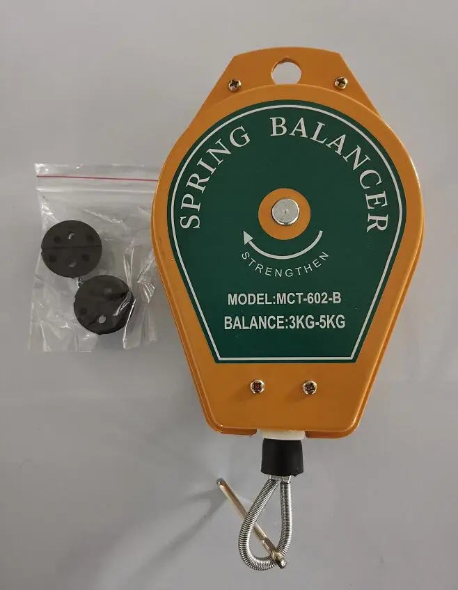 weighting range 0.5-1.5KG 0.6-2 KG 1.5-3.0KG 3.0-5.0KG spring balancer for hanging welder weight balance industry use MCT-602-B