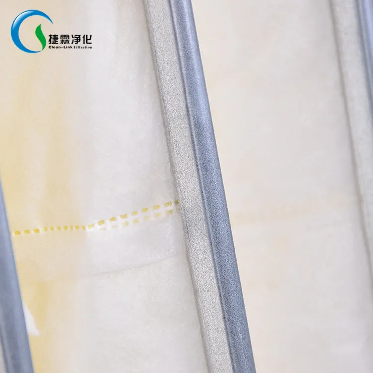 Fabrics for air filter F7 F8 mF9 filter industrial bag filter for air purification