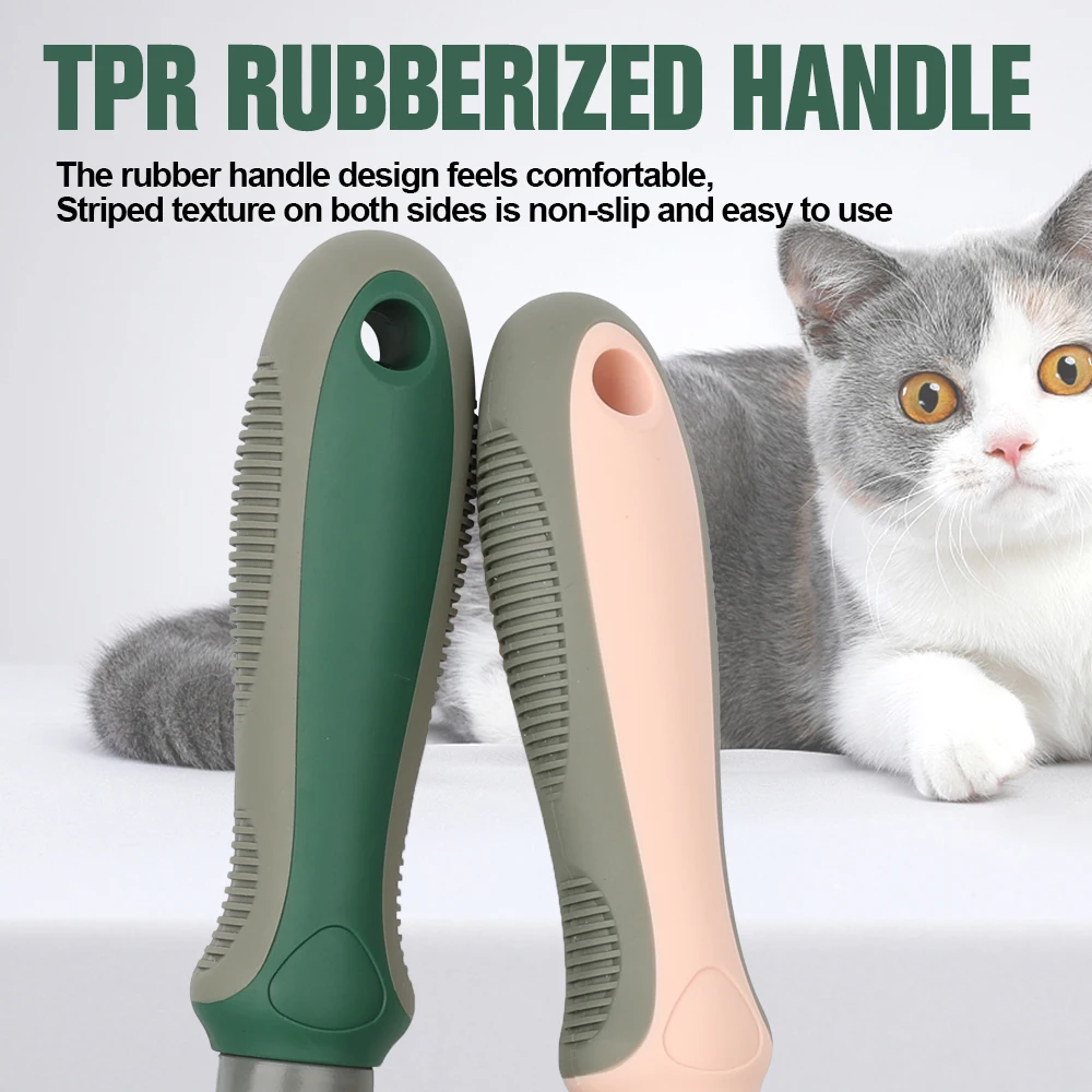 Pet Supplies Self Cleaning Dog Brush Pet Hair Remover Grooming Slicker Brush With Sticky Beads Cat Brush