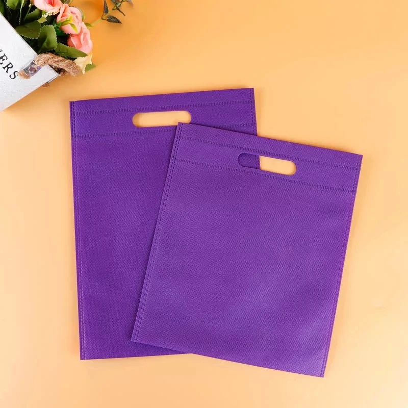 
Custom Recycled Shopping Die Cut Non Woven Cooler Bags With Printing Logo For Shopping Promotion 