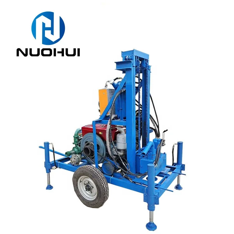 Low price Borehole Drilling Machine water well drilling machine spare parts water well drilling rigs double head